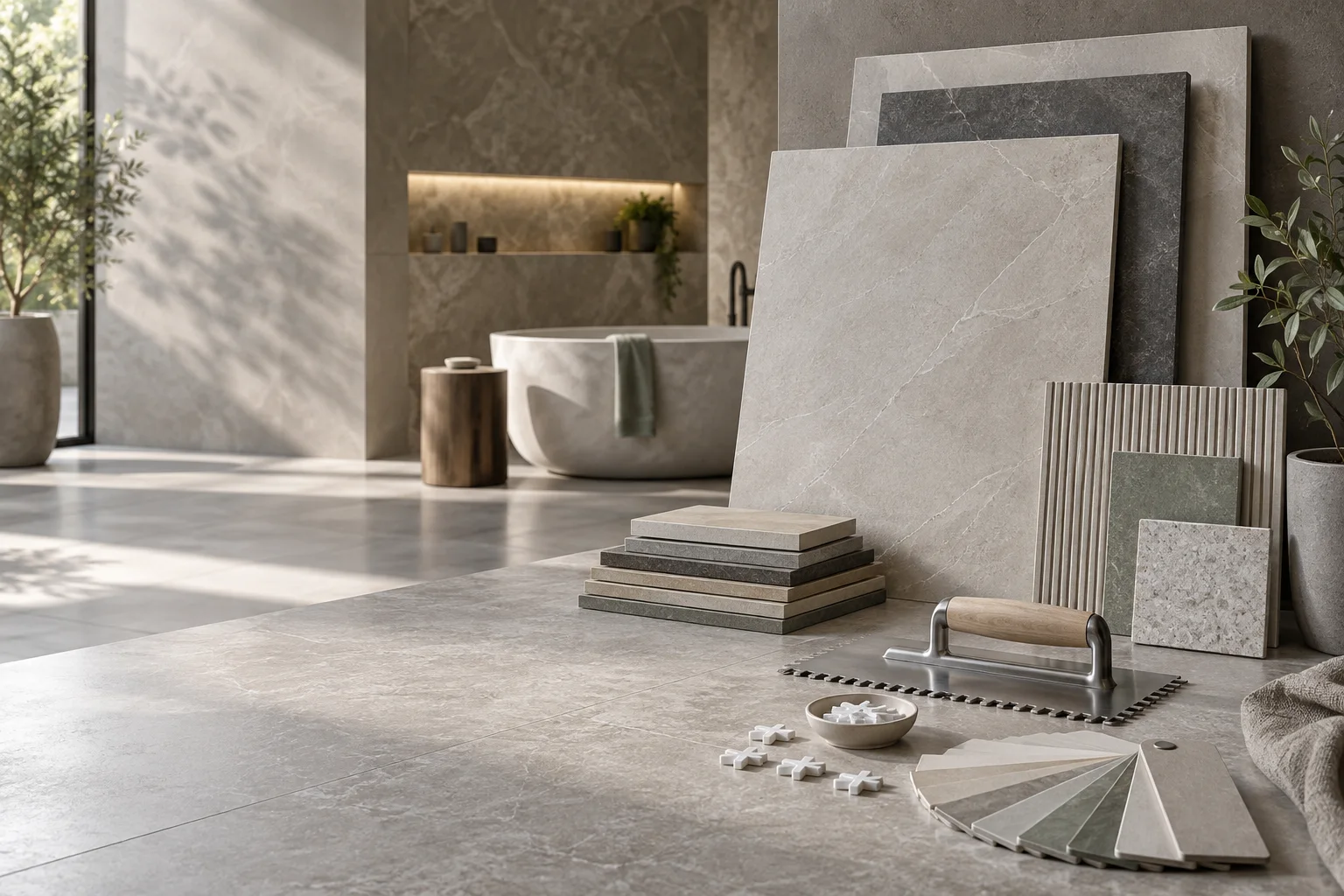 Tiles & accessories available at Galaxy Flooring and Renovation