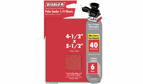 Diablo Dcs045060S06G Sheets 4.5X5.5  60G 6 Pk