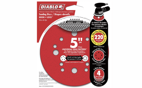 Diablo Dcd050220H15G Disc 5  220G 15 Pk