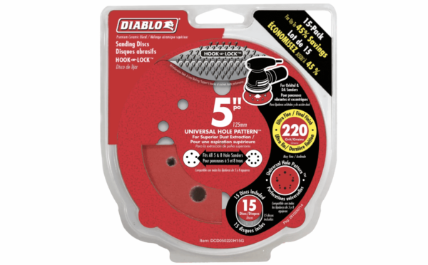 Diablo Dcd050320H04G Diablo 5  Ros H&L 320G 4Pk