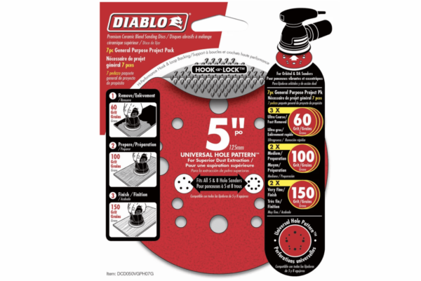 Diablo Dcp050Conh01G Conv Pad 5  Mulit-Hole Vac