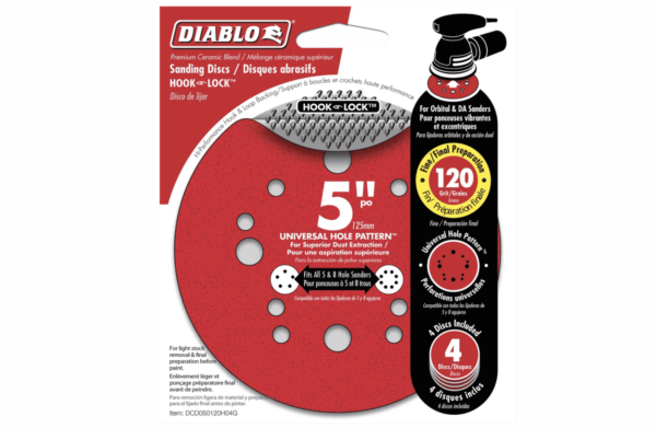 Diablo Dcd050120H15G Disc 5  120G 15 Pk