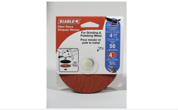 Diablo Cdp045Vgps01G D-4 1/2 Fibre Disc Back.Pad Kit