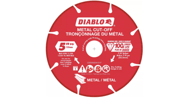 Diablo Cdd060Dia101F 6? Diamond Blade Metal Cutoff