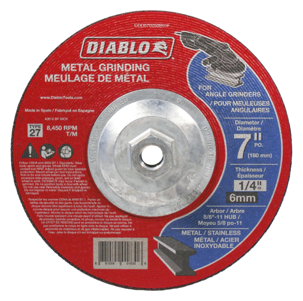 Diablo Cdd065125L01F 6? 1/2 X 1/8 X 5/8 Metal Cir.C-Off