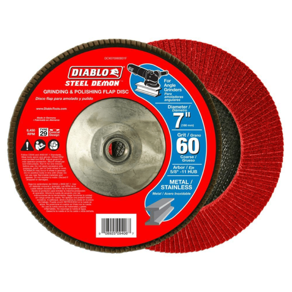 Diablo Cdx070080B01F 7? Flap Disc 80Grit