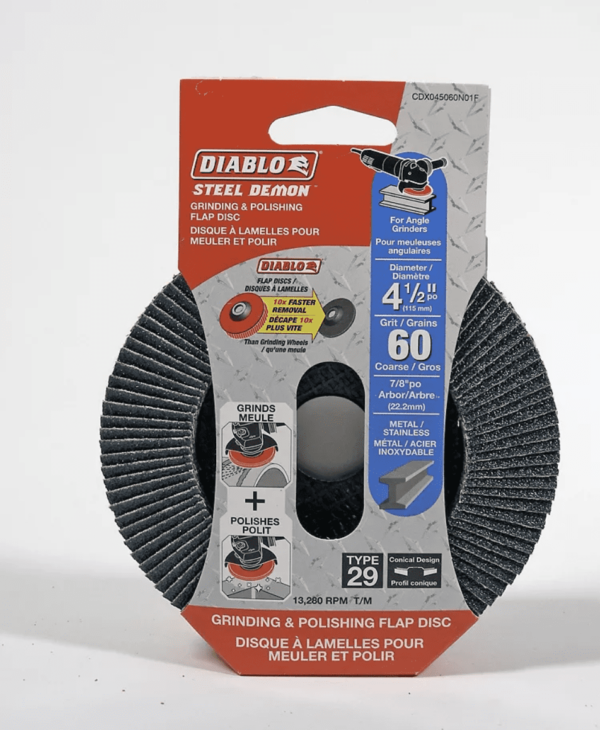 Diablo Cdx045080N01F 4-1/2? Flap Disc 80Grit