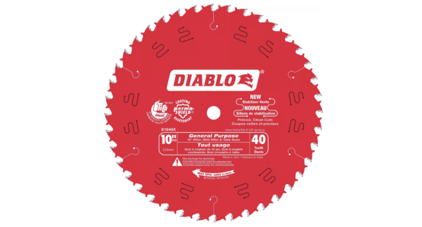 Diablo D1060S 10? X 60T Slide Miter Finishing Blade