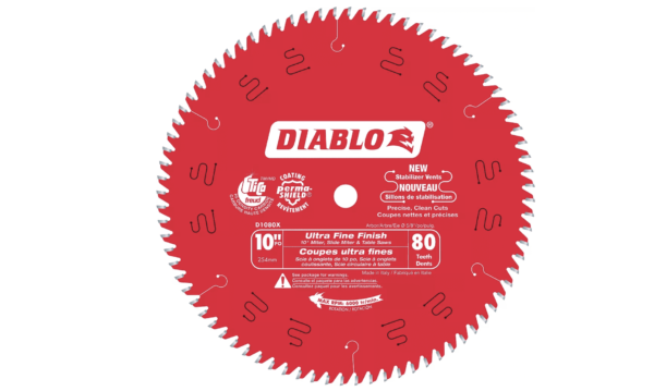 Diablo D1090X 10? X 90T Ultimate Polished Finish Blade