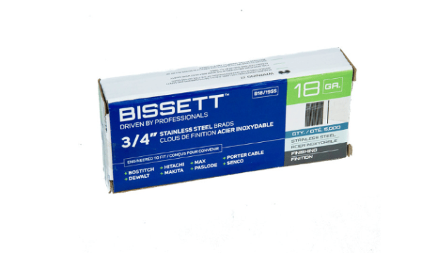 Bissett Rp-23/45 1-3/4? 23Ga Pin Nail Galv 2.6M