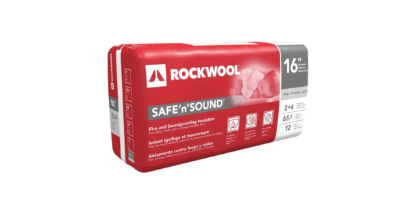 Rockwool Safe N Sound 2X4 Steel Stud 16 Inch Insulation 65 Sqft