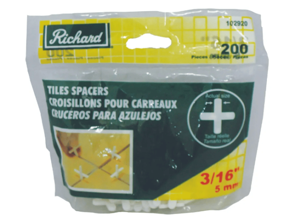 Richard 102920 3/16 In. Floor Tile Spacer (Pack Of 200)