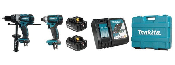 Makita Dlx2005T 18V Lxt 2Pc Combo 5.0Ah Kit (Dhp458Z+Dtd152Z)