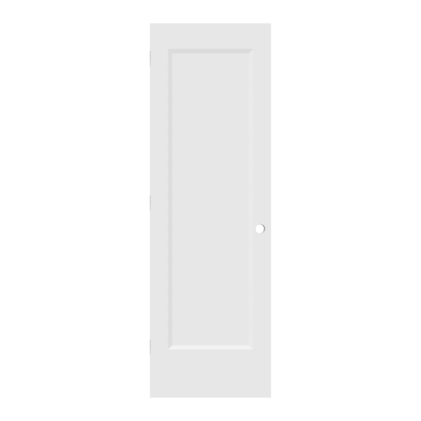 1 Panel Shaker Hollow Door Pre Machined 26? X 80? X 1 3/8? Right Hand