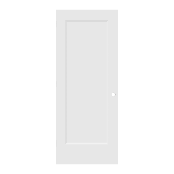 1 Panel Shaker Hollow Door Pre Machined 32? X 80? X 1 3/8? Right Hand