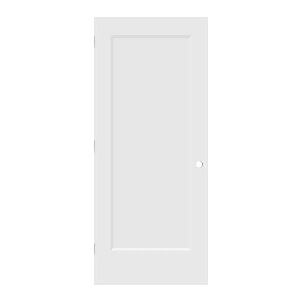 1 Panel Shaker Hollow Door Pre Machined 34? X 80? X 1 3/8? Right Hand