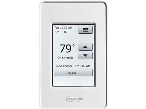 Flextherm-Touch Screen Programmable Electronic Thermostat- 120/240V With Gfci