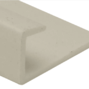 Prova Fpct1025Bon08 Vinyl (Pvc) J-Cap ? Bone ? 1/4 In. (6 Mm) X 8 Ft.