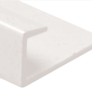 Prova Fpct1025Wht08 Vinyl (Pvc) J-Cap ? White ? 1/4 In. (6 Mm) X 8 Ft.
