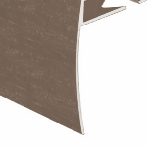 Prova Cm4052Hab12 Ceramic Tile Stair Nosing ? Hammered Antique Bronze (Hab) ? 1/2 In. (12.5 Mm) X 12 Ft.