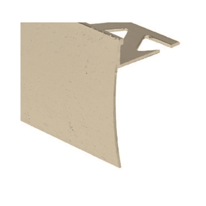 Prova Cm4050Hbb12 Ceramic Tile Stair Nosing ? Hammered Bright Brass (Hbb) ? 5/16 In. (8 Mm) X 12 Ft.