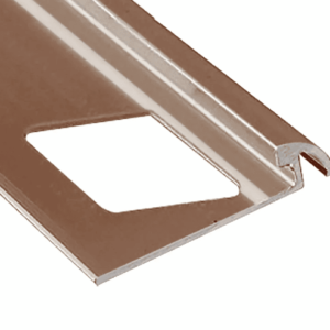 Prova Cm2251Scp08 Round Tile Edge ? Satin Champagne (Scp) ? 3/8 In. (10 Mm) X 8 Ft.