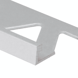 Prova Cm2151Sca08 Flat Tile Edge ? Satin Clear Anodized (Sca) ? 3/8 In. (10 Mm) X 8 Ft.