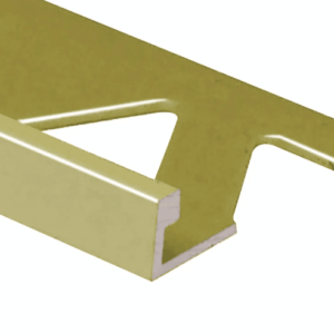 Prova Cm2151Bbr08 Flat Tile Edge ? Bright Brass (Bbr) ? 3/8 In. (10 Mm) X 8 Ft.