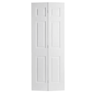 Bifold 6 Panel Hollow Door 36? X 80? X 1 3/8? (Track Hardware Included)
