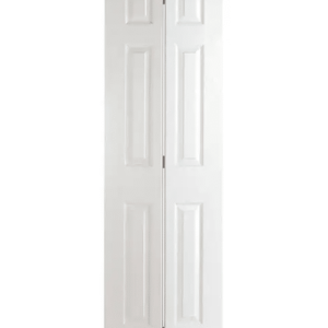 Bifold 6 Panel Hollow Door 32? X 80? X 1 3/8? (Track Hardware Included)