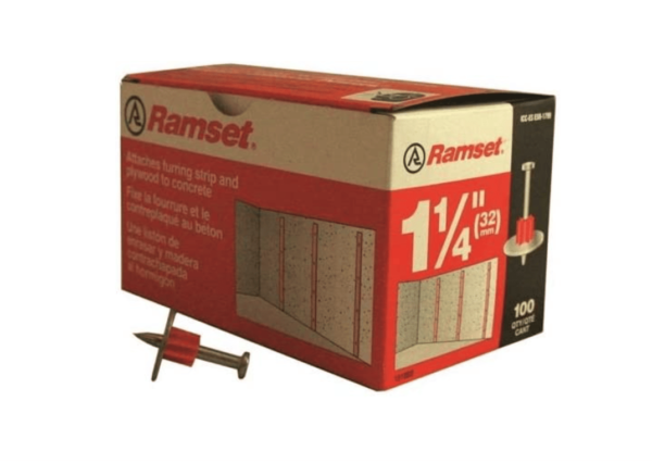 Ramset?1-1/4? Washered Pin (100-Pack)