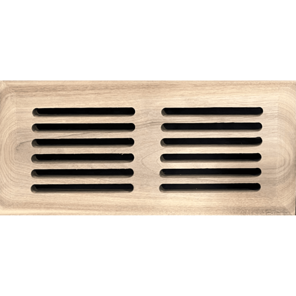 Top Mount Vent 4X10 Black Walnut