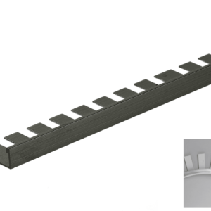 Prova Cm2151Sbk08 Flat Tile Edge ? Satin Black (Sbk) ? 3/8 In. (10 Mm) X 8 Ft.