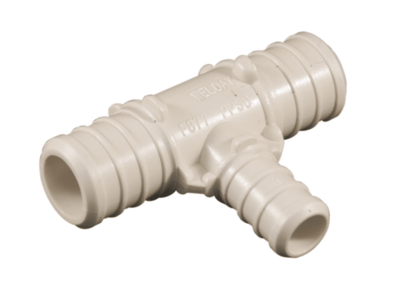 Aqua Dynamic 9752-443 Pex Fitting Plastic Tee 3/4 X 3/4 X 1/2 Upc