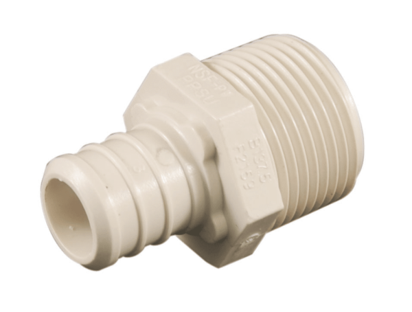 Aqua Dynamic 9753-033 Pex Fitting Plastic 1/2 Pex X 1/2 Male Adapter Upc