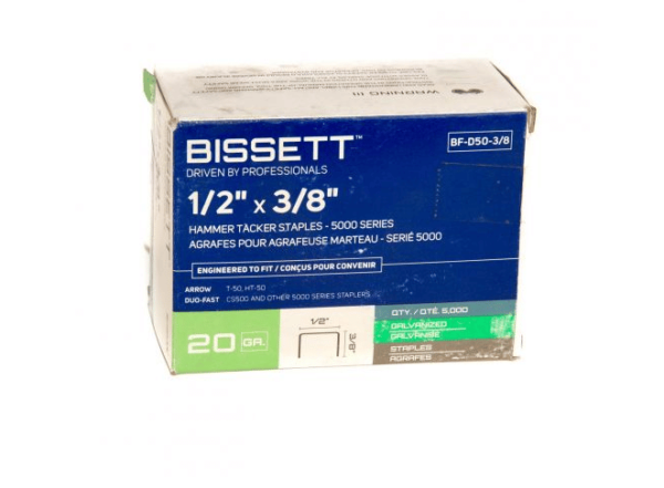 Bissett Bf-D50-5/16 Hammer Tacker Staples 5000 Series