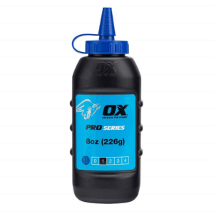 Ox Tools Ox-P025702 Ox Pro Chalk Refill ? Blue ? 8Oz / 226G