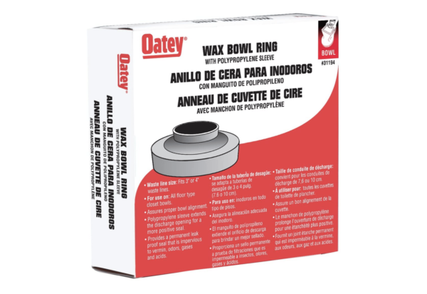 Oatey 31194 Wax Bowl Ring W/Sleeve