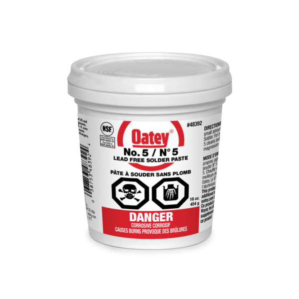 Oatey 48392 454G No 5 Paste Flux Canadian