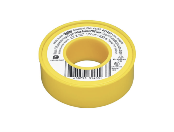 Oatey 31403 1/2? X 260? Yellow Ptfe Tape