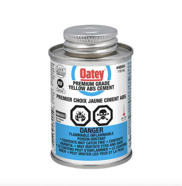 Oatey 48904 118 Ml Premium Abs Cement Yellow C Retail