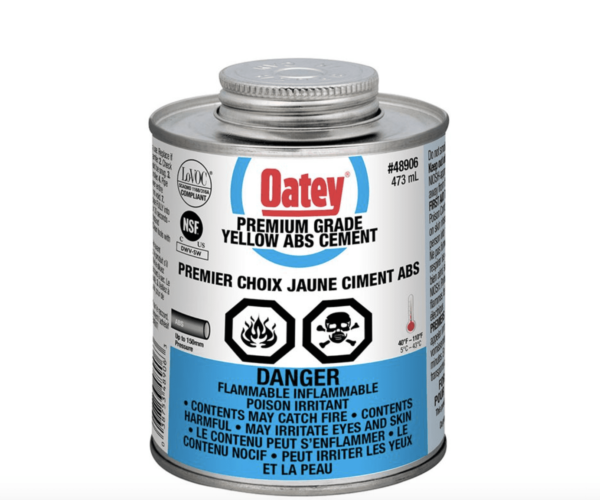 Oatey 48906 473 Ml Premium Abs Cement Yellow C Retail