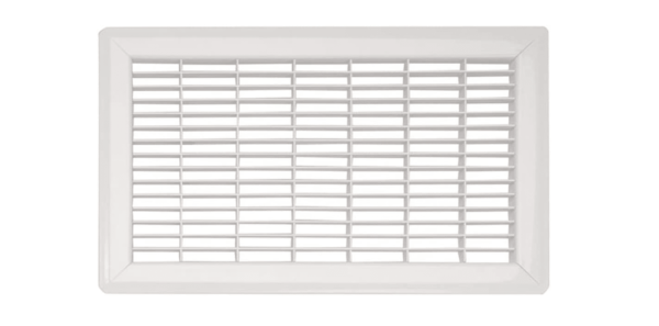 Imperial Rg1121 Steel Floor Register ? White ? Powder-Coat Paint ? 6-In W X 14-In L