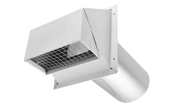 Imperial Vt0503 R2 Heavy Duty Wall Exhaust / Intake Hood 6 In White