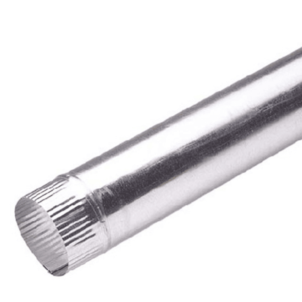 Imperial Gv0388 Round Pipe ? 6-In X 60-In ? 30-Gauge Galvanized Steel