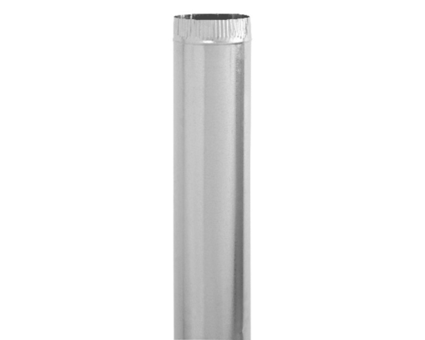 Imperial Gv0385 Round Pipe ? 6-In X 30-In ? 30-Gauge Galvanized Steel
