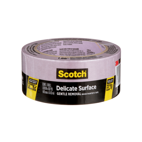 Scotch Delicate Surface Painter?S Tape, 2080-48Ec, 1.88 In X 60 Yd (48 Mm X 54.8 M)