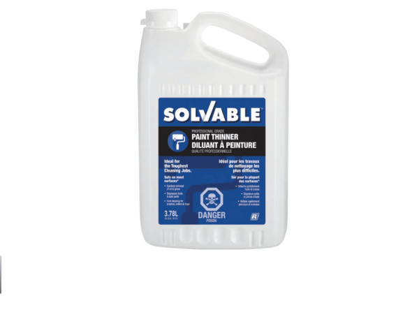 Solvable 53-324 Professional Grade Paint Thinner 3.78 L