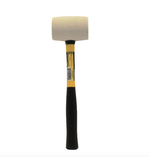 705022 Rubber Mallet White 214Oz Fiberglass Handle