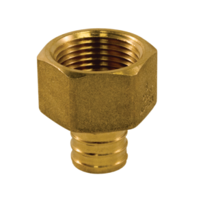 Aqua Dynamic 9783-833 Pex Fitting Brass Female Adapter 1/2  (Pack 25) Lead Free